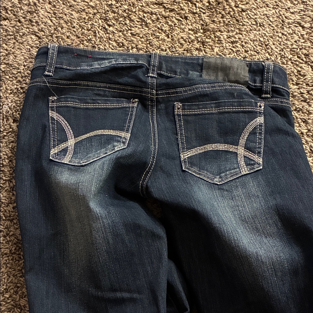 Zanadi Dark Blue Boot Cut Jeans